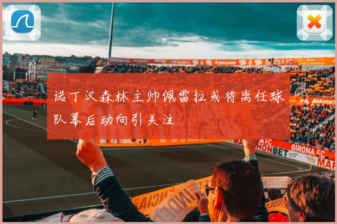诺丁汉森林主帅佩雷拉或将离任球队幕后动向引关注